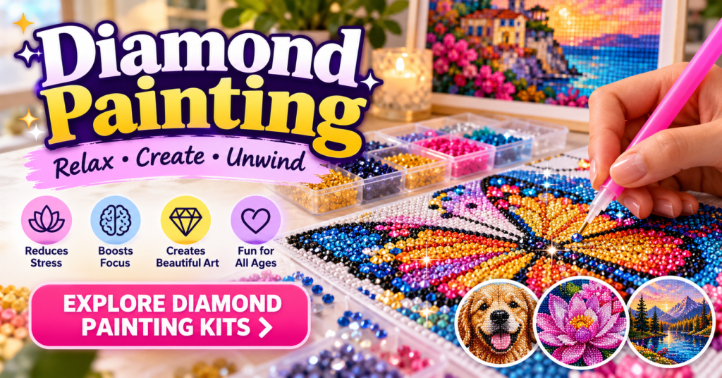 Diamond Painting: Kits, Benefits & How to Get Started